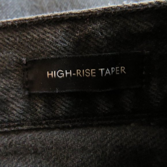 AGOLDE X ARITZIA TALULA High Rise Taper Jeans in Faded Black - Size US 25 - Picture 11 of 16